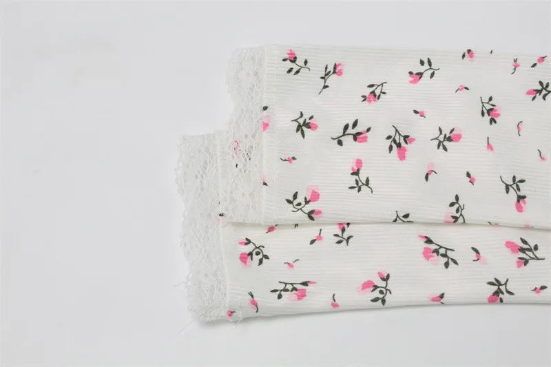 Floral Print Pajamas Set