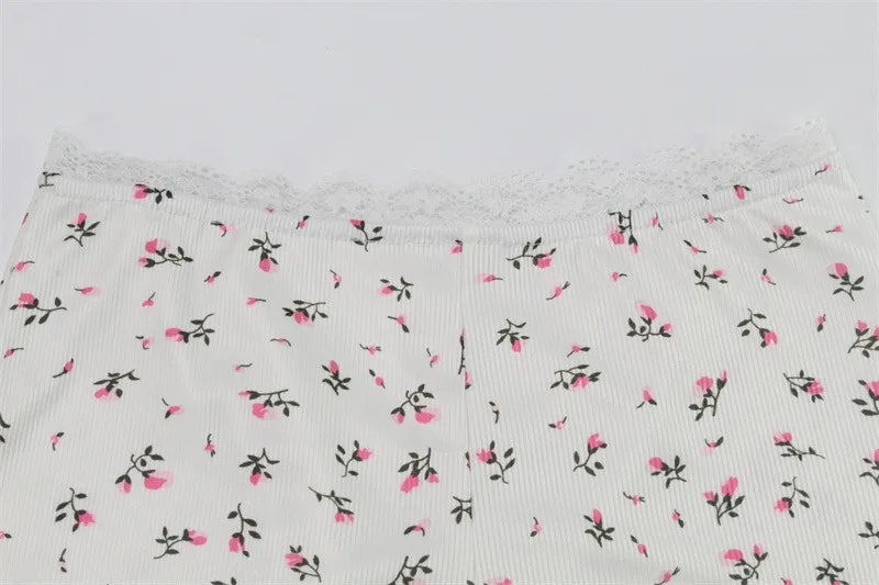 Floral Print Pajamas Set