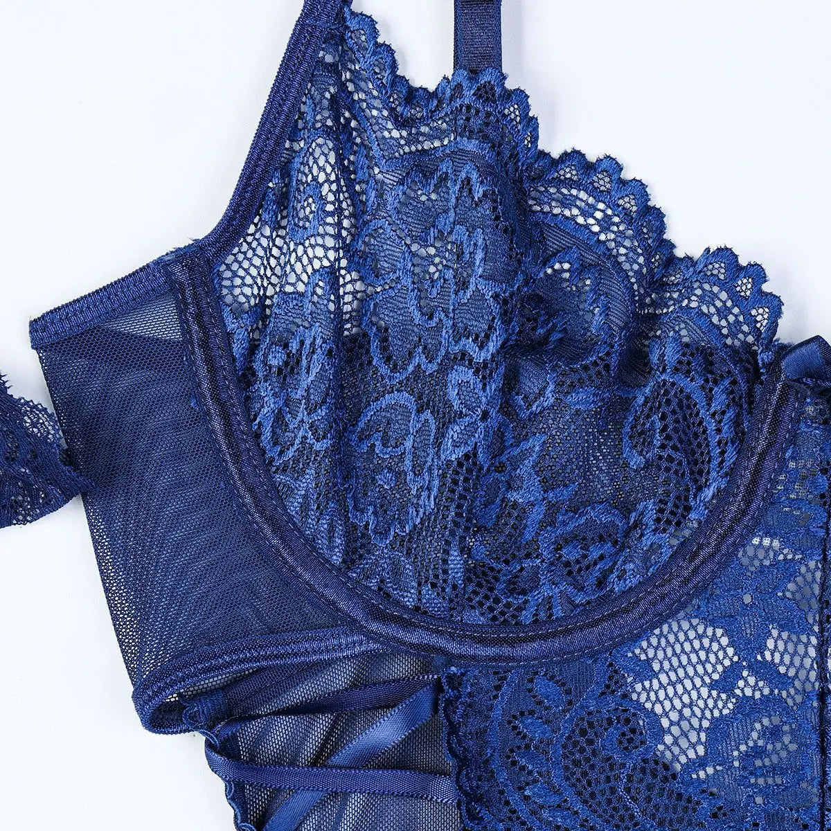 “Midnight Tangle” Corset Bodysuit
