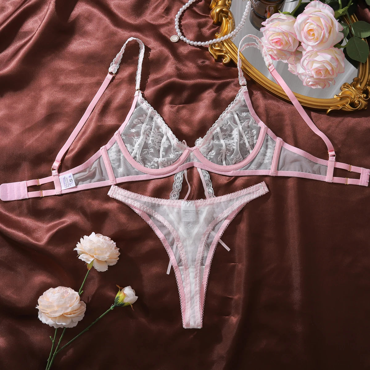 “Sugar Blossom” Lace Lingerie Set